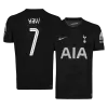 XAVI #7 Tottenham Hotspur Away Soccer Jersey 2025/26 Black - bestfootballkits