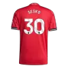 Authentic ŠEŠKO #30 Manchester United Soccer Home Jersey 2025/26 Red - bestfootballkits