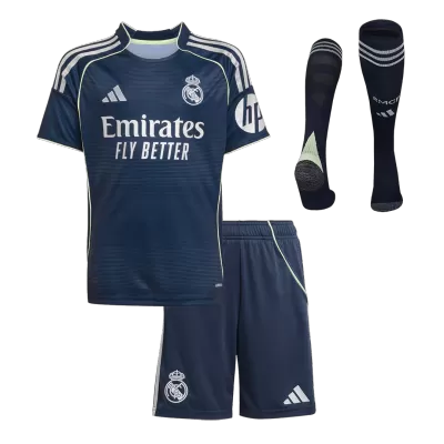 Real Madrid Away Kids Jerseys Full Kit 2025/26 - bestfootballkits