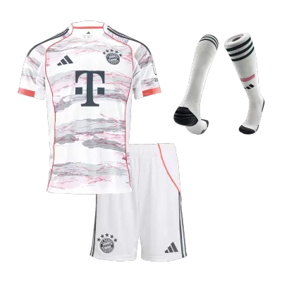 Bayern Munich Away Kids Jerseys Full Kit 2025/26 - bestfootballkits