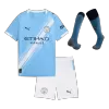 Manchester City Home Kids Jerseys Full Kit 2025/26 - bestfootballkits