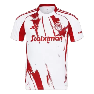 Olympiakos Away Soccer Jersey 2025/26 Red&White - bestfootballkits