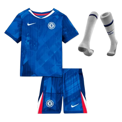 Chelsea Home Kids Jerseys Full Kit 2025/26 - bestfootballkits