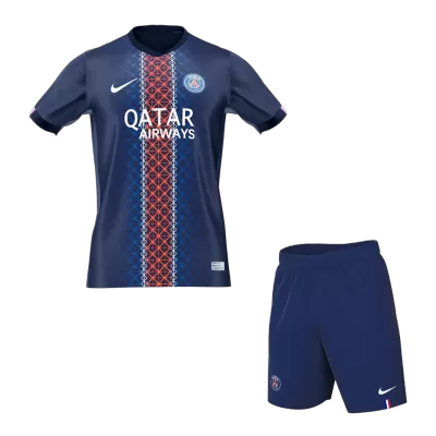 PSG Home Soccer Jersey Kit(Jersey+Shorts) 2025/26 Navy - bestfootballkits