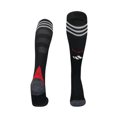 25/26 Manchester United Home Socks Black - bestfootballkits