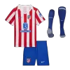 Atletico Madrid Home Kids Jerseys Full Kit 2025/26 - bestfootballkits