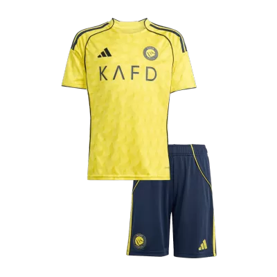 Al Nassr Home Kids Jerseys Kit 2025/26 - bestfootballkits