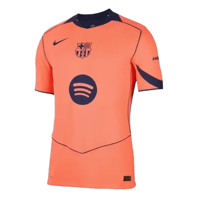 Authentic Barcelona Soccer Third Away Jersey 2025/26 Orange - bestfootballkits