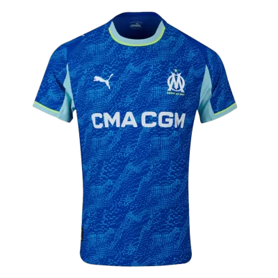 Authentic Marseille Soccer Third Away Jersey 2025/26 Blue - bestfootballkits