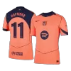 Authentic RAPHINHA #11 Barcelona Soccer Third Away Jersey 2025/26 Orange - bestfootballkits