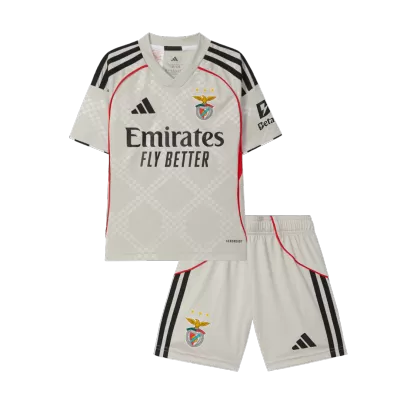 Benfica Away Kids Jerseys Kit 2025/26 - bestfootballkits