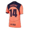 Authentic RASHFORD #14 Barcelona Soccer Third Away Jersey 2025/26 Orange - bestfootballkits