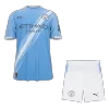 Manchester City Home Soccer Jersey Kit(Jersey+Shorts) 2025/26 Blue - bestfootballkits