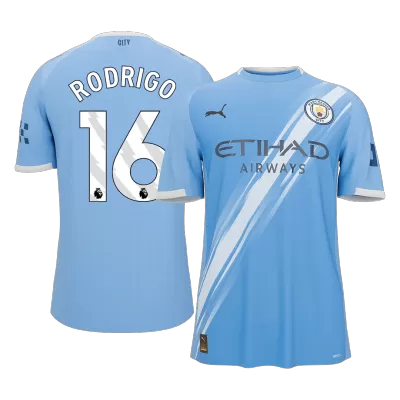 RODRIGO #16 Manchester City Home Soccer Jersey 2025/26 Blue - bestfootballkits