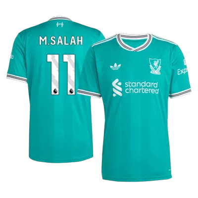M.SALAH #11 Liverpool Third Away Jersey 2025/26 Green - bestfootballkits