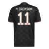 N.JACKSON #11 Bayern Munich Third Away Soccer Jersey 2025/26 Black - bestfootballkits