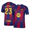 Authentic KOUNDE #23 Barcelona Soccer Home Jersey 2025/26 Red&Blue - bestfootballkits