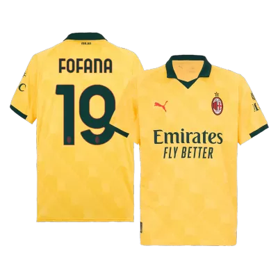 FOFANA #19 AC Milan Third Away Soccer Jersey 2025/26 Yellow - bestfootballkits