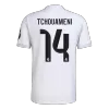 Authentic TCHOUAMENI #14 Real Madrid Soccer Home Jersey 2025/26 White - bestfootballkits