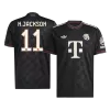 N.JACKSON #11 Bayern Munich Third Away Soccer Jersey 2025/26 Black - bestfootballkits