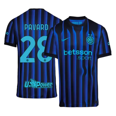 PAVARD #28 Inter Milan Home Soccer Jersey 2025/26 Blue&Black - bestfootballkits