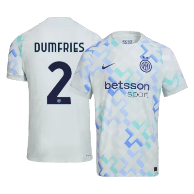 Authentic DUMFRIES #2 Inter Milan Soccer Away Jersey 2025/26 Blue - bestfootballkits