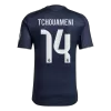 Authentic TCHOUAMENI #14 Real Madrid Soccer Away Jersey 2025/26 Navy - bestfootballkits