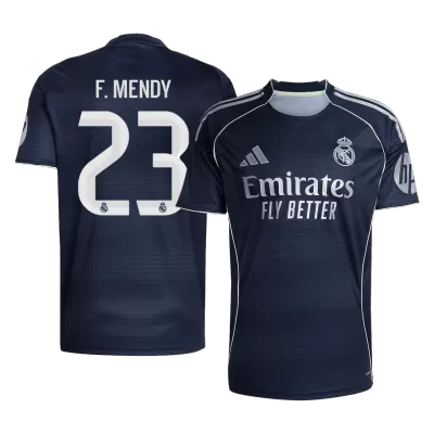 F.MENDY #23 Real Madrid Away Soccer Jersey 2025/26 Navy - bestfootballkits