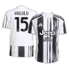 Authentic KALULU #15 Juventus Soccer Home Jersey 2025/26 Black&White - bestfootballkits