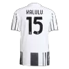 Authentic KALULU #15 Juventus Soccer Home Jersey 2025/26 Black&White - bestfootballkits