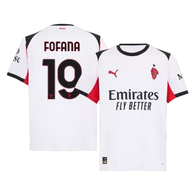 FOFANA #19 AC Milan Away Soccer Jersey 2025/26 White - bestfootballkits