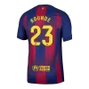 Authentic KOUNDE #23 Barcelona Soccer Home Jersey 2025/26 Red&Blue - bestfootballkits