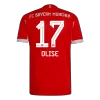 Authentic OLISE #17 Bayern Munich Soccer Home Jersey 2025/26 Red - bestfootballkits