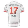 Authentic OLISE #17 Bayern Munich Soccer Away Jersey 2025/26 White - bestfootballkits