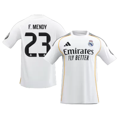 F.MENDY #23 Real Madrid Home Soccer Jersey Shirt 2025/26 - bestfootballkits