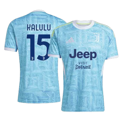 KALULU #15 Juventus Away Soccer Jersey 2025/26 Blue - bestfootballkits