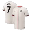 Authentic NETO #7 Chelsea Soccer Away Jersey 2025/26 White - bestfootballkits