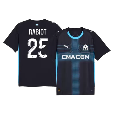 RABIOT #25 Marseille Away Soccer Jersey 25/26 Navy - bestfootballkits