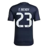 Authentic F.MENDY #23 Real Madrid Soccer Away Jersey 2025/26 Navy - bestfootballkits