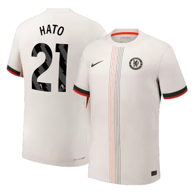 Authentic HATO #21 Chelsea Soccer Away Jersey 2025/26 White - bestfootballkits