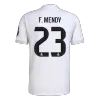 Authentic F.MENDY #23 Real Madrid Soccer Home Jersey 2025/26 White - bestfootballkits