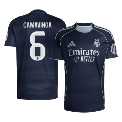 CAMAVINGA #6 Real Madrid Away Soccer Jersey 2025/26 Navy - bestfootballkits