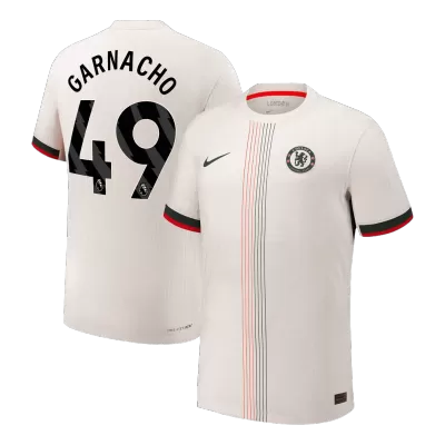 Authentic GARNACHO #49 Chelsea Soccer Away Jersey 2025/26 White - bestfootballkits