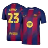 Authentic KOUNDE #23 Barcelona Soccer Home Jersey 2025/26 Red&Blue - bestfootballkits