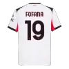 Authentic FOFANA #19 AC Milan Soccer Away Jersey 2025/26 White - bestfootballkits