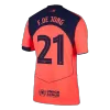 Authentic F.DE JONG #21 Barcelona Soccer Third Away Jersey 2025/26 Orange - bestfootballkits