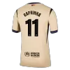 RAPHINHA #11 Barcelona Away Soccer Jersey 2025/26 Yellow - bestfootballkits