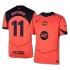 RAPHINHA #11 Barcelona Third Away Soccer Jersey 2025/26 Orange- UCL - bestfootballkits