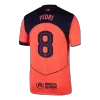 PEDRI #8 Barcelona Third Away Soccer Jersey 2025/26 Orange- UCL - bestfootballkits
