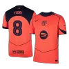 PEDRI #8 Barcelona Third Away Soccer Jersey 2025/26 Orange- UCL - bestfootballkits